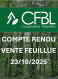 Compte rendu vente feuillue du 23 octobre 2025 - en ligne