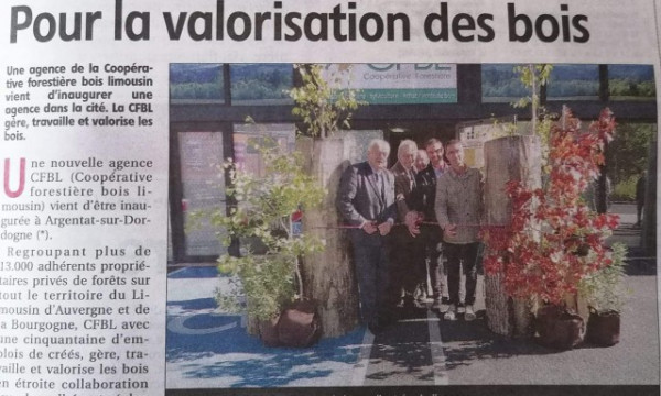 inauguration bureau CFBL Argentat